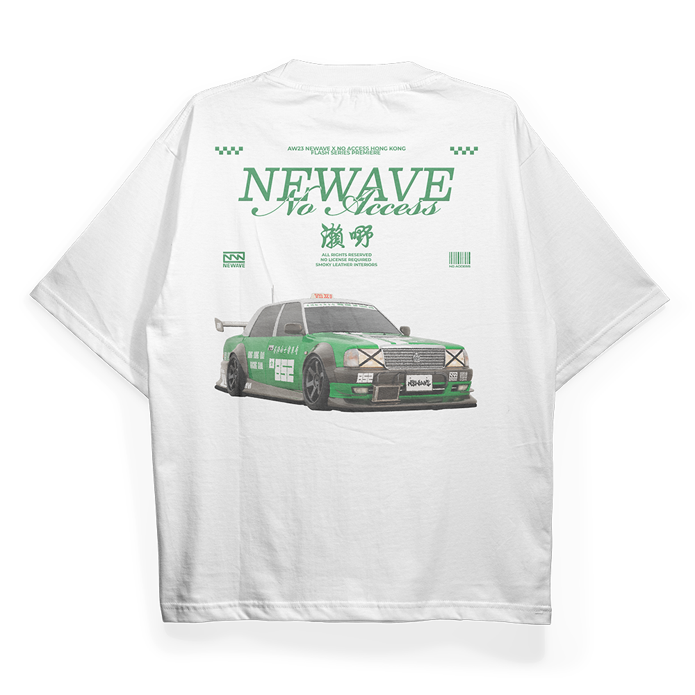 NT Green Oversized Tee | HK TAXI RC